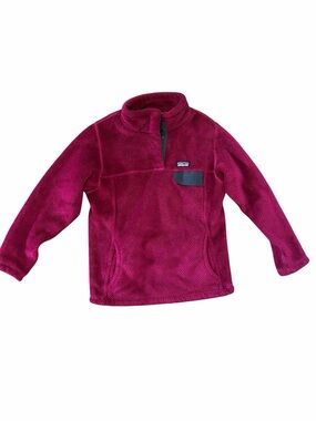 Patagonia Kids Half-Zip Fleece Pullover - Berry